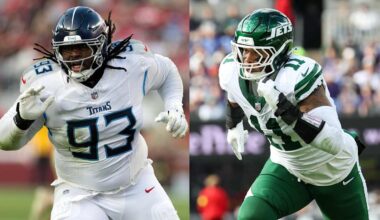 Titans agree to trade NT T'Vondre Sweat to Jets for DE Jermaine Johnson