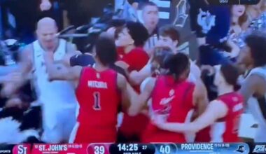 Wild St John's-Providence brawl ends with six ejections