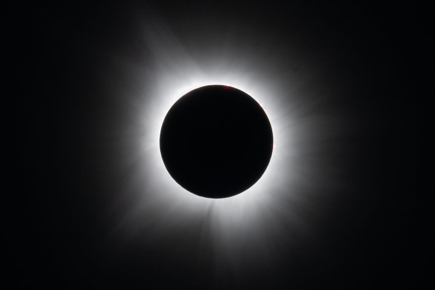 The second eclipse of 2024, a total solar eclipse, was seen over Dallas, Texas.