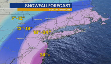 NYC blizzard warning: Weather forecast, snow totals, timeline for winter storm l LIVE