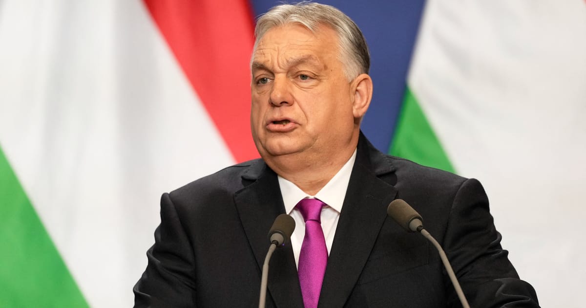 Hungary is blocking Russia sanctions package over €16B in EU defense loans, diplomats say – POLITICO