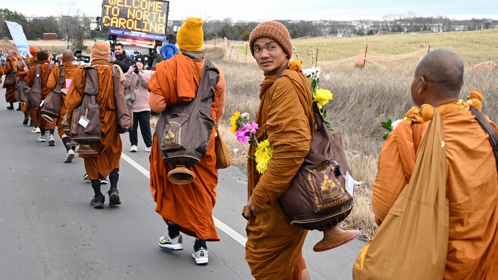 Buddhist Monks Are Walking Across the U.S. for Peace