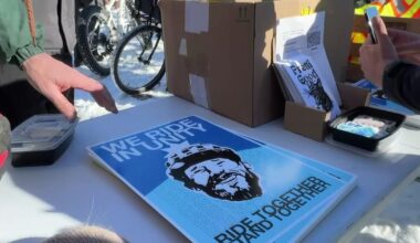 Thousands of cyclists participate in memorial bike ride for Alex Pretti