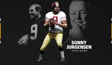 Hall of Fame quarterback Sonny Jurgensen passes away at 91 