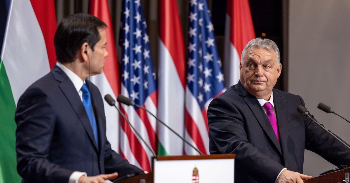 U.S. Secretary Of State Marco Rubio Meets Hungarian PM Orban