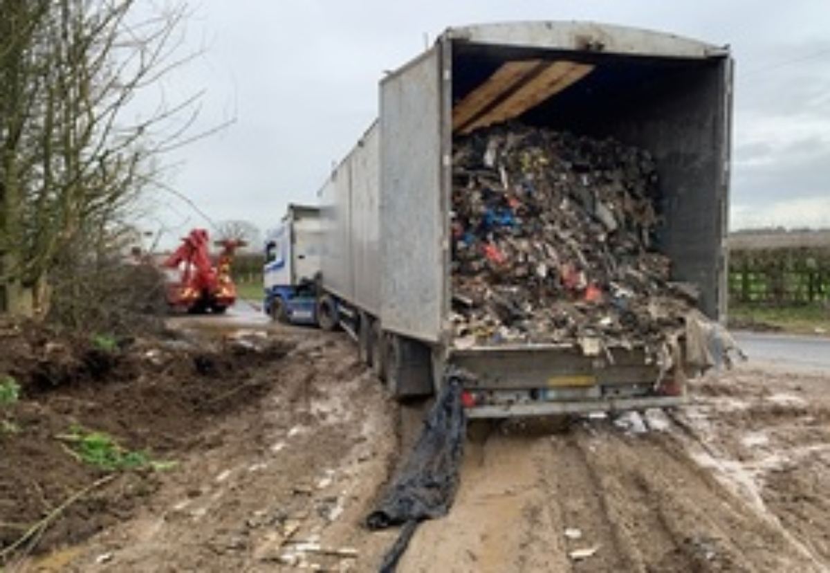Two arrested after 999 construction fly-tipping call