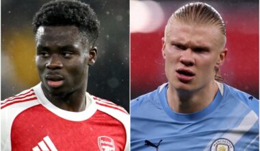 Arsenal's next Premier League fixtures compared to Man City after title race setback