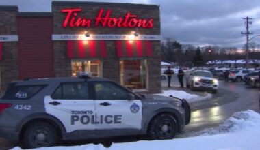 Boy, 16, dead after shooting in Scarborough Tim Hortons: police