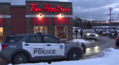 Boy, 16, dead after shooting in Scarborough Tim Hortons: police