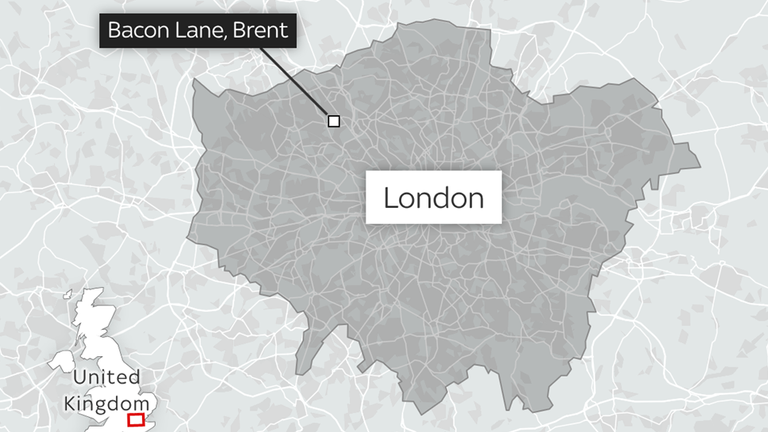 The incident took place in northwest London