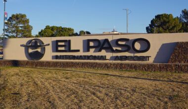 El Paso International Airport. Pic: AP