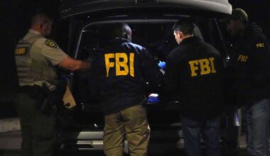 Pima County sheriff's department and the FBI investigate Nancy Guthrie's disappearance. Pic: AP