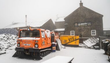 Britain's highest pub, the Tan Hill Inn in North Yorkshire, pictured last week. Pic: PA