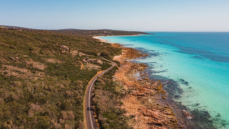 Stunning coastline in Dunsborough, neighbouring Quindalup, in Western Australia. Pic: iStock