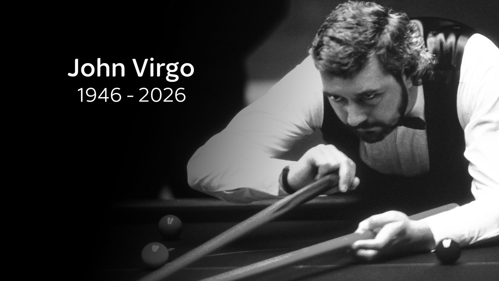 Snooker legend John Virgo has died aged 79