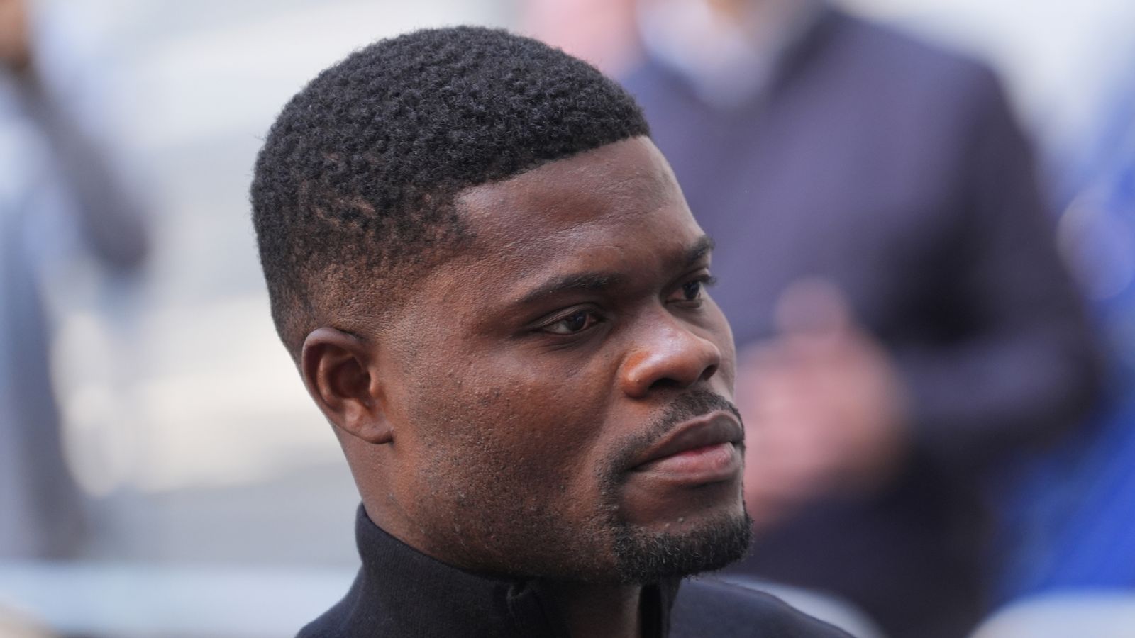 Former Arsenal footballer Thomas Partey at London's Westminster Magistrates' Court in August 2025