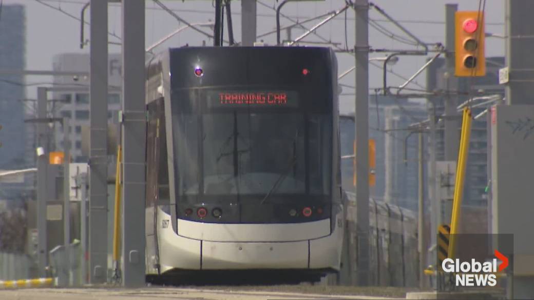 Click to play video: 'Eglinton LRT to open ‘early in February’: Ford'