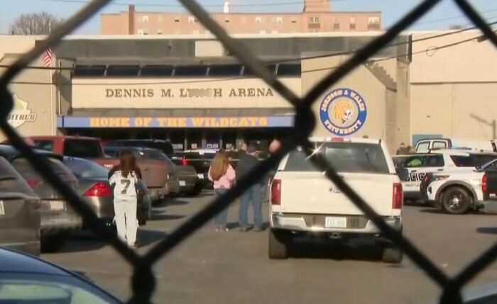 Police at ice rink parking lot near Dennis M. L***h Arena investigate attacker’s family disturbing detail. Police at ice rink parking lot near Dennis M. L***h Arena investigate attacker’s family disturbing detail.