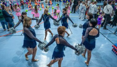 Midlife cheerleaders of Ukraine refuse to be defeated by war : NPR