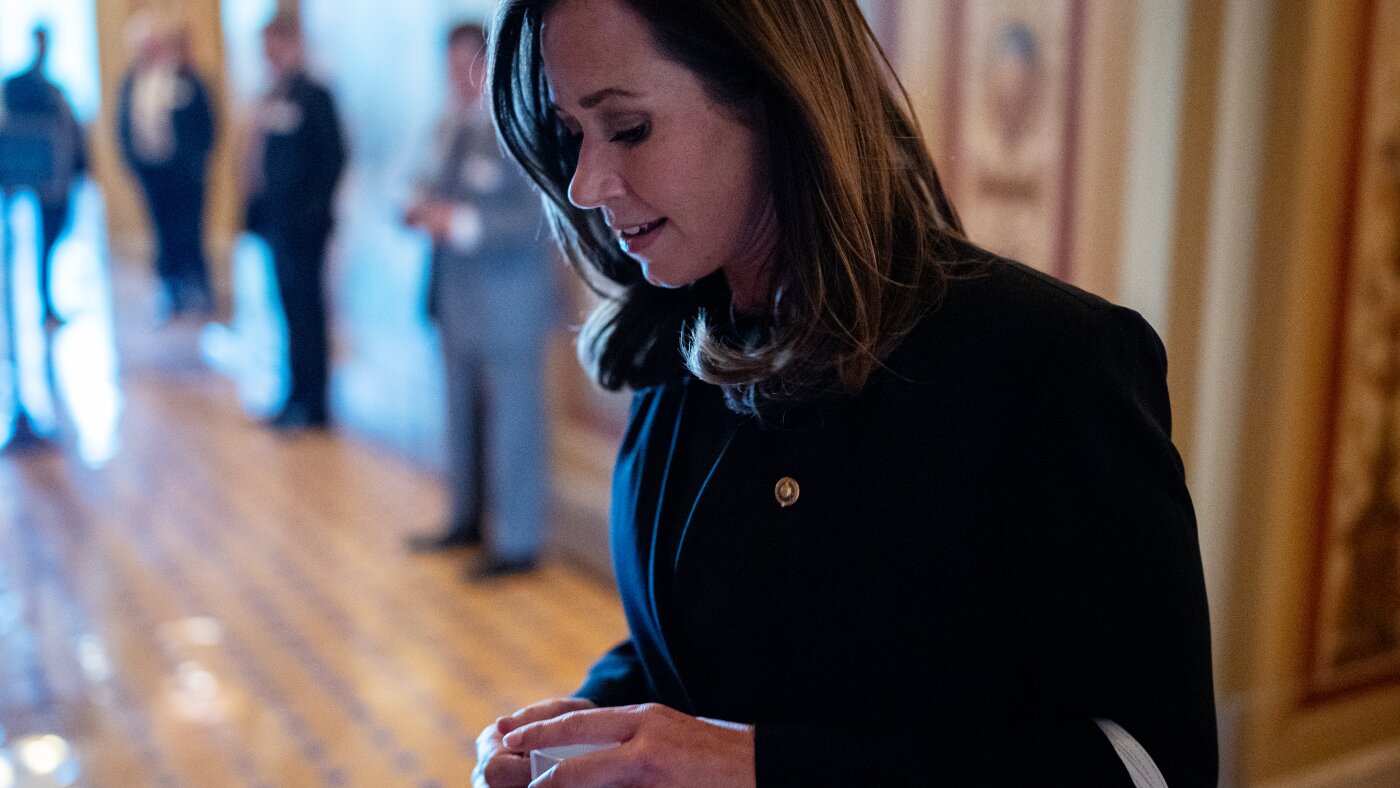 In a polarized Capitol, Katie Britt works to play dealmaker : NPR