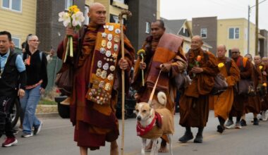 Walk for Peace Buddhist monks arrive in Fort Worth for homecoming celebration