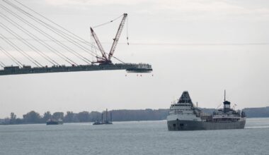 Trump is threatening to block a new bridge between Detroit and Canada from opening : NPR