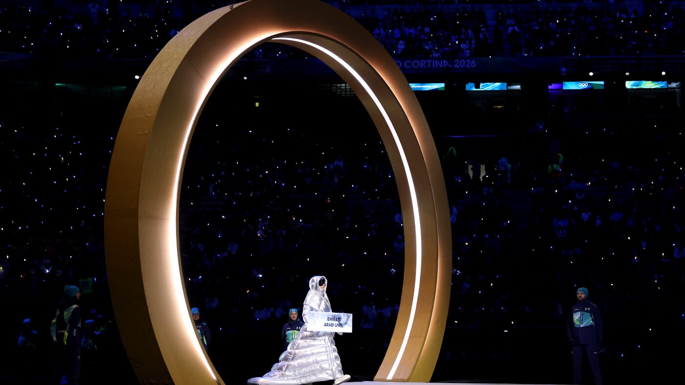 Winter Olympics opening ceremony highlights from Milan : NPR