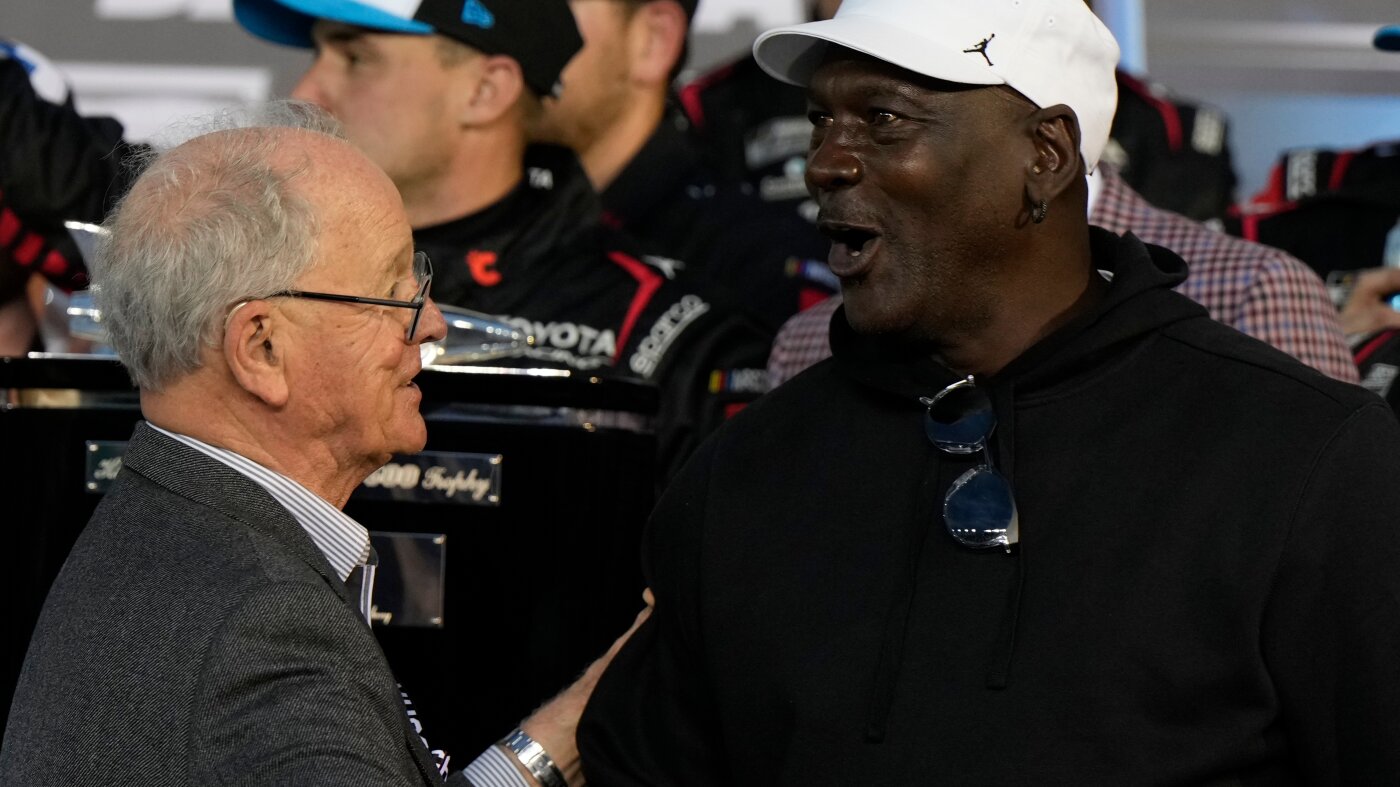 Michael Jordan, six-time NBA champion, is now a Daytona 500 winner : NPR