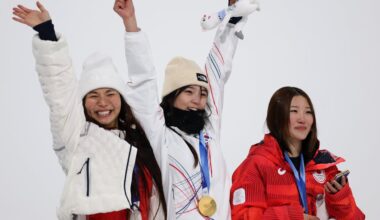 Chloe Kim’s Olympic three-peat foiled by mentee Gaon Choi : NPR