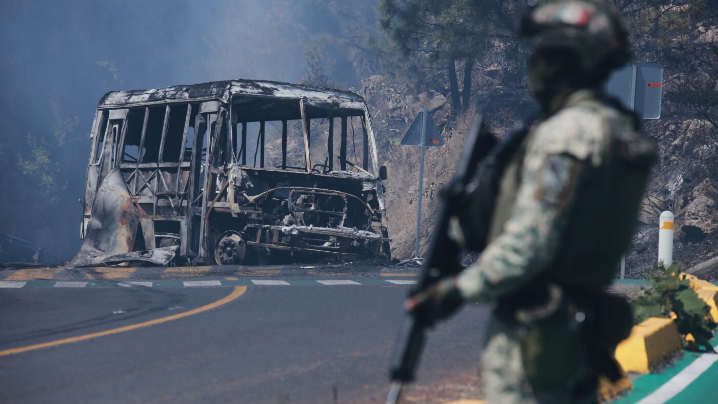 Mexico fears more violence after army kills cartel leader 'El Mencho' : NPR