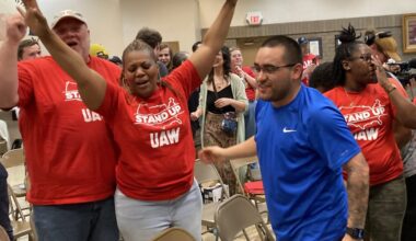 In a historic vote, Tennessee Volkswagen workers get their first union contract : NPR