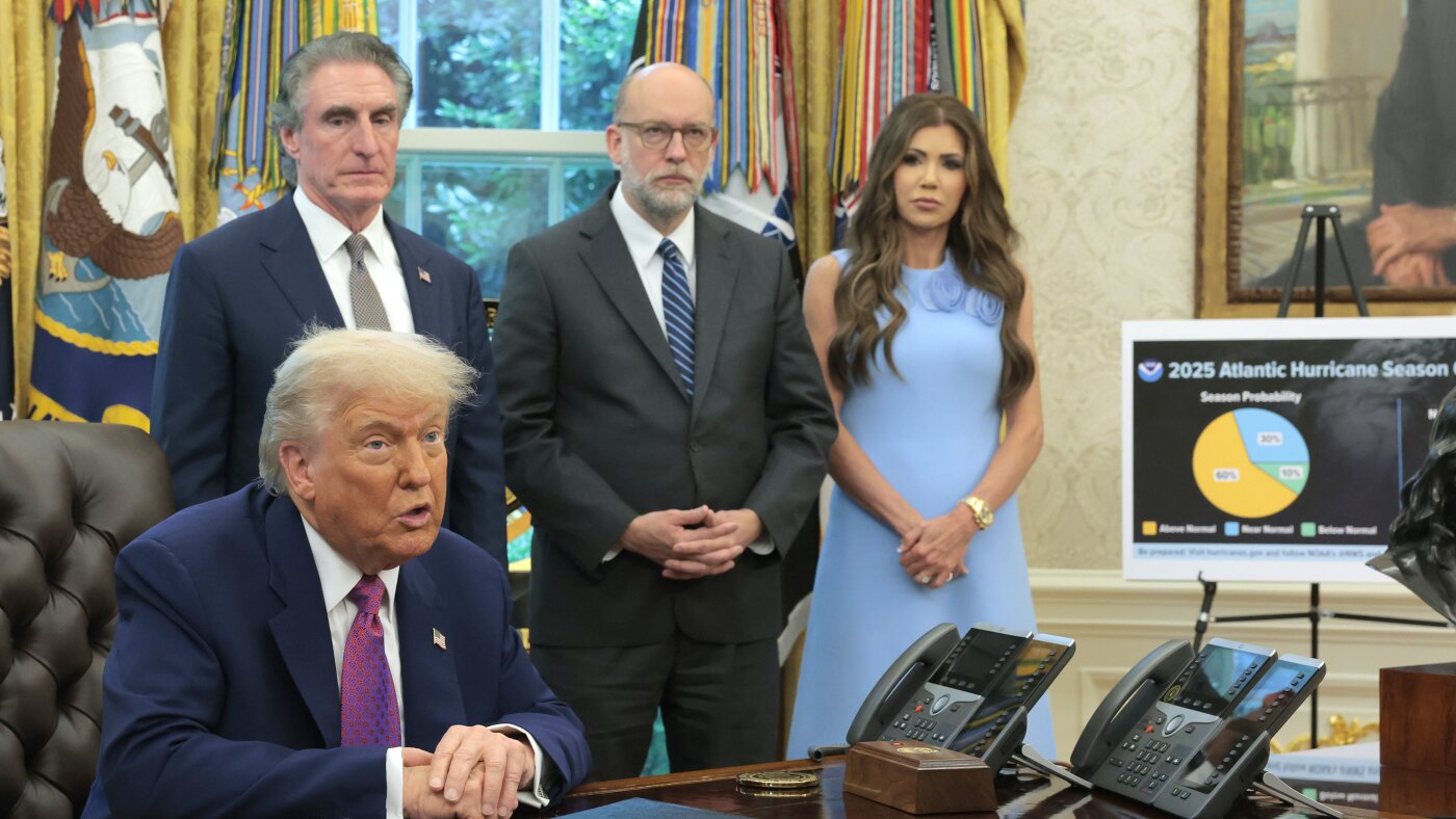 Administration blocked as it tries to cut CDC funds that Trump just signed into law : NPR