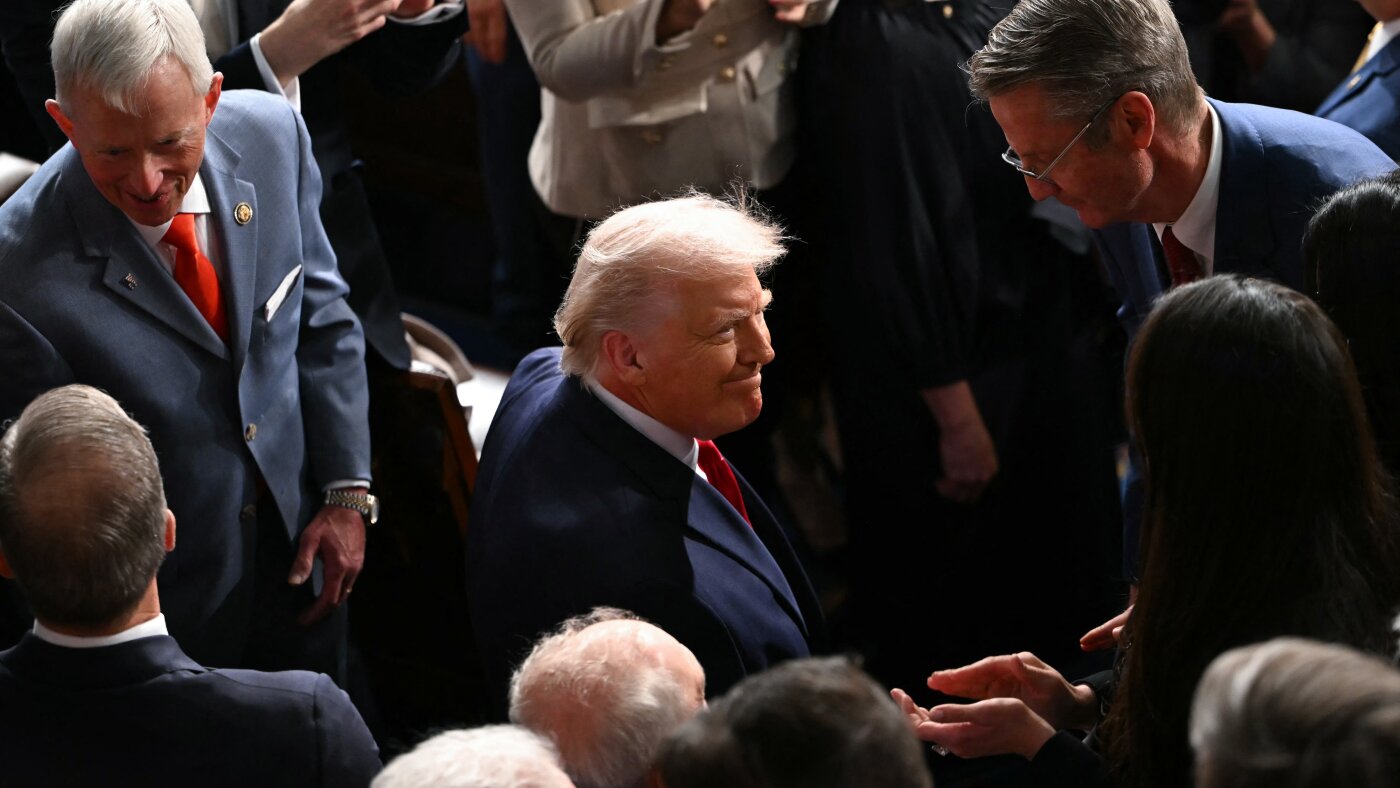 Trump highlights wins during State of the Union speech : NPR