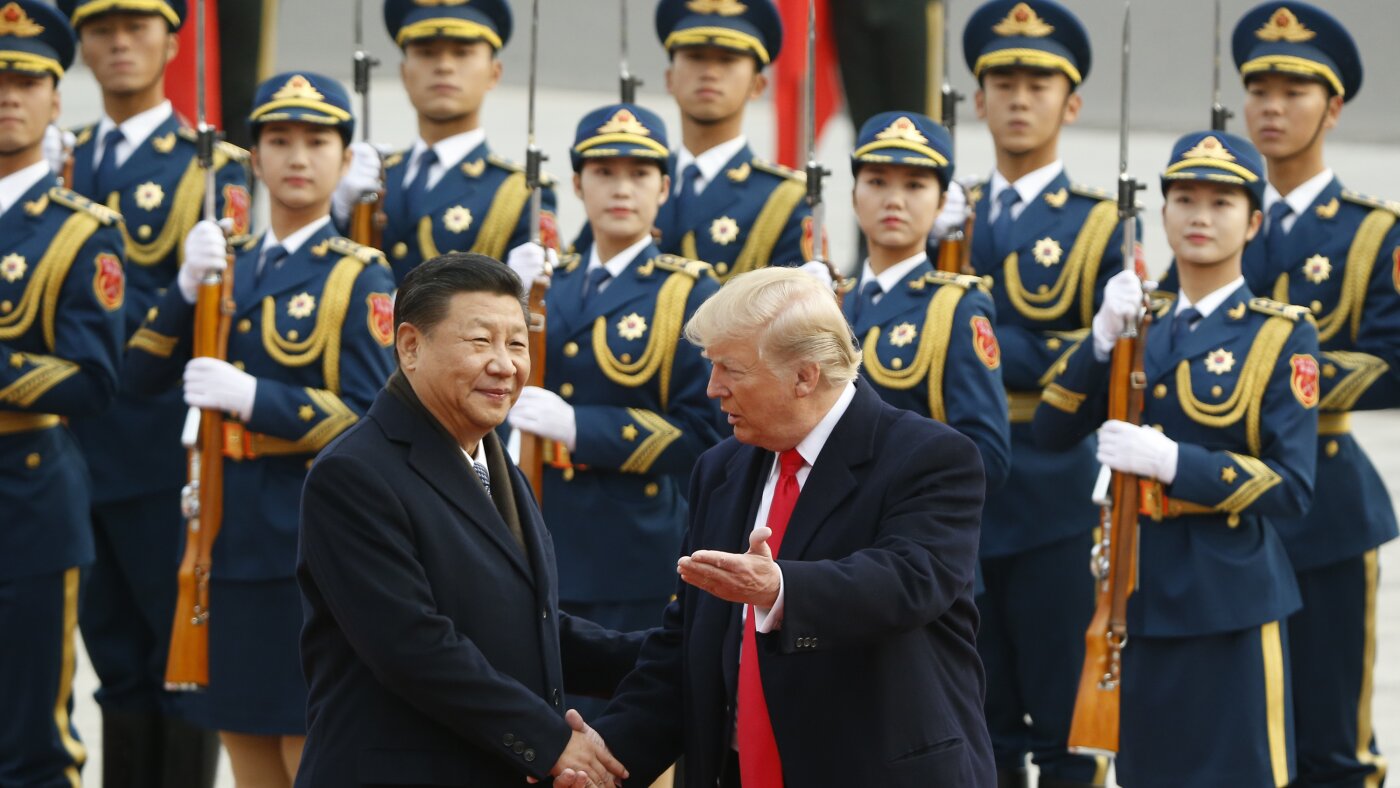 As Trump reshapes foreign policy, China moves to limit risks, reap gains : NPR