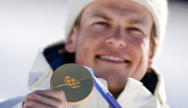 Klaebo sets the gold standard at the Winter Games, skis into record books