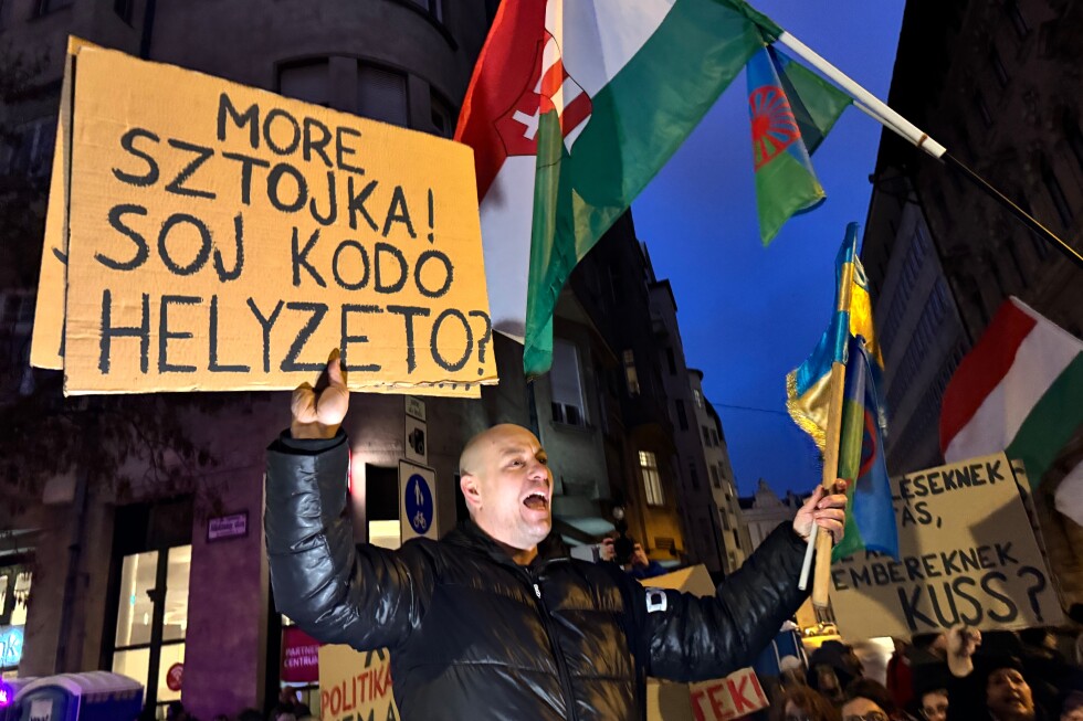 Hungary's Roma community leads demonstration against minister's comments