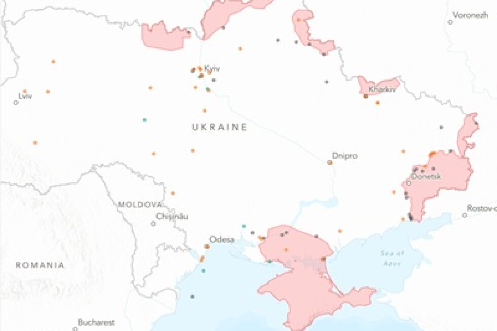 An interactive map of 4 years of war in Ukraine - AP News