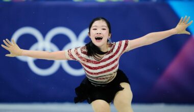 Japan's Ami Nakai leads as US skaters struggle in Olympic short program