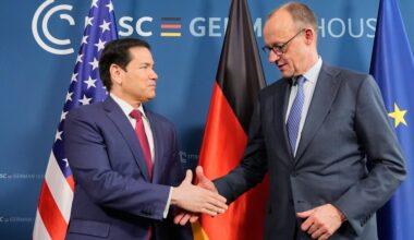 German leader calls for US and Europe to repair trans-Atlantic trustfsemi