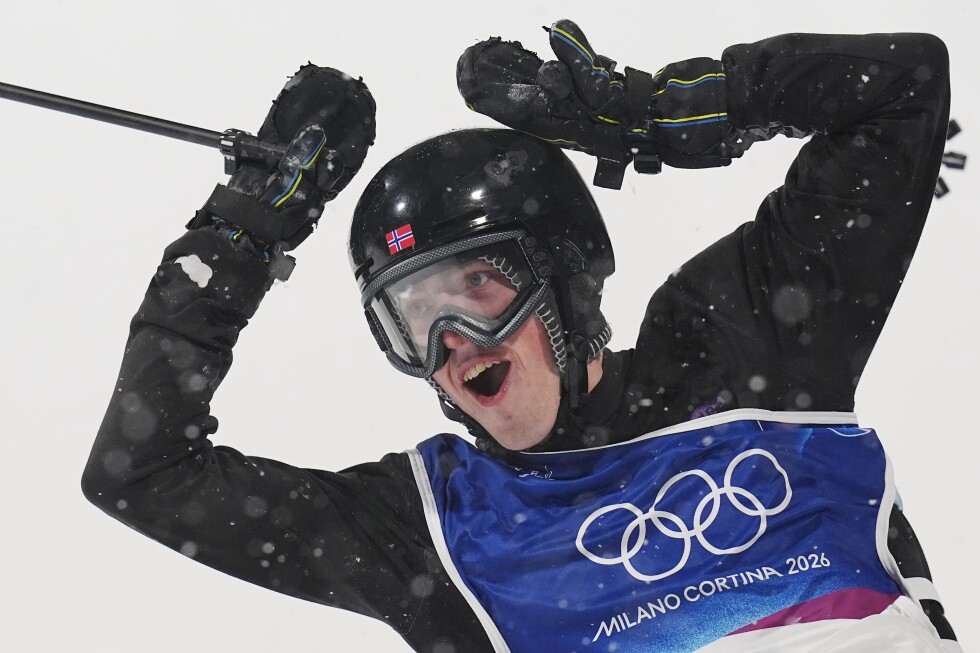 Norway's Tormod Frostad wins freeski big air gold at Winter Olympics