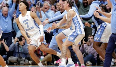 Seth Trimble hits late 3 to lift No. 14 UNC past No. 4 Duke 71-68 in stunning rivalry finish