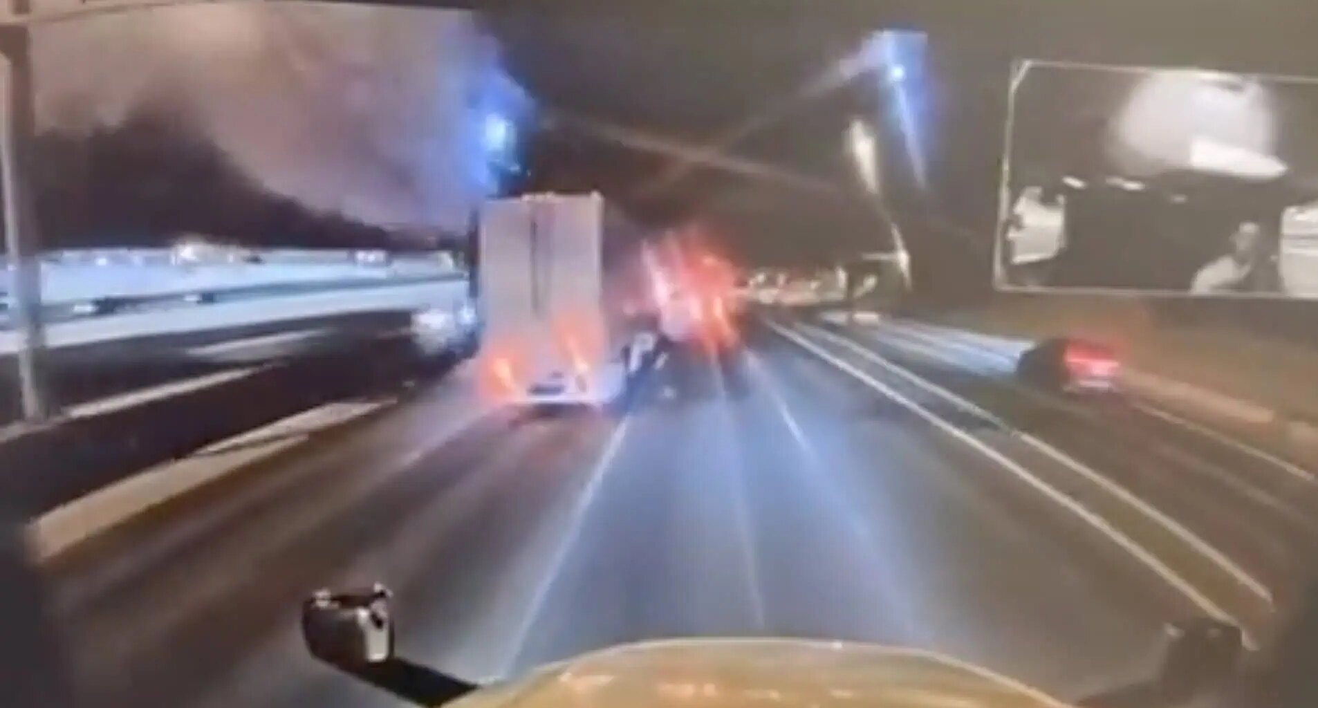 video highway 401 flying car toronto