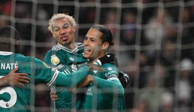 Virgil van Dijk sets Premier League goal record for Liverpool