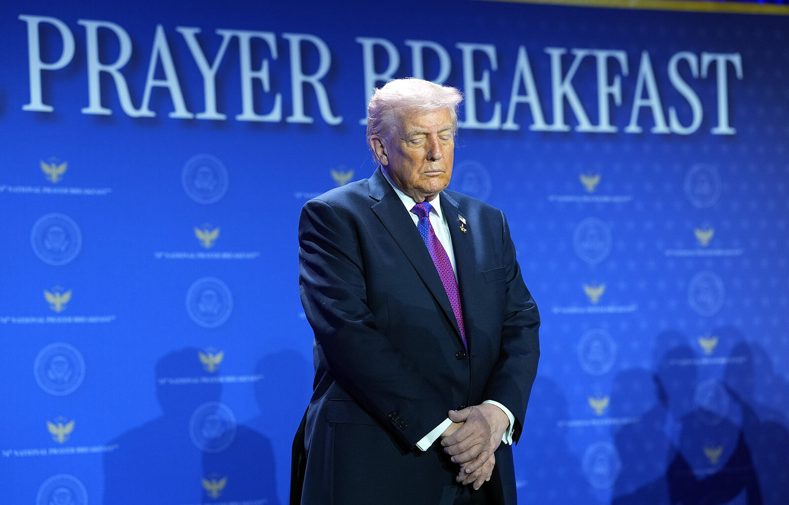 At dueling National Prayer Breakfasts, a religious debate over Trump's immigration policy