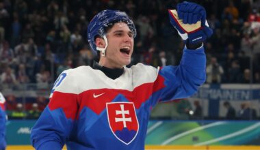Slafkovsky evolves into ‘grown man’ for Team Slovakia in 2nd Olympic appearance