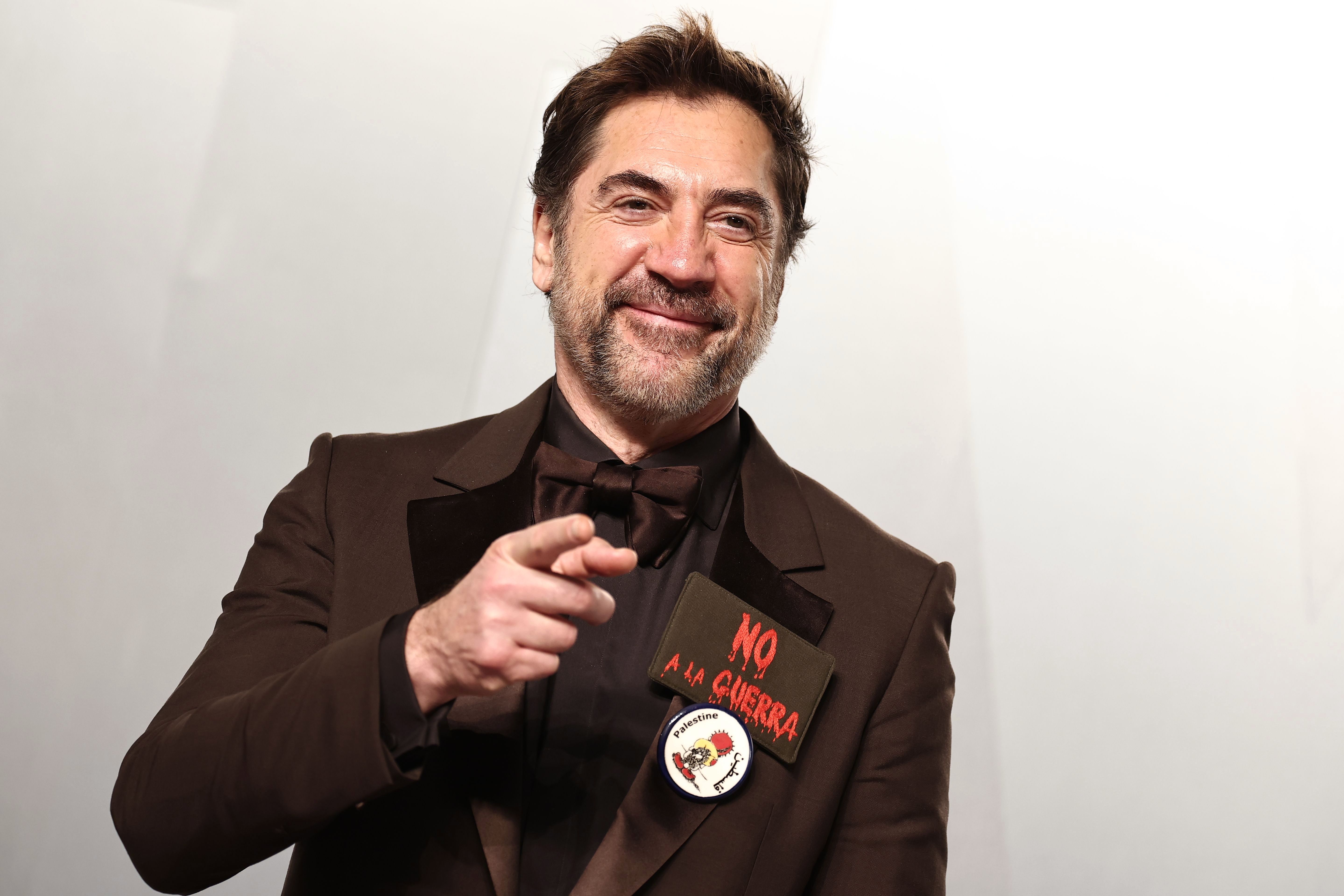 Javier Bardem at the Vanity Fair Oscar Party