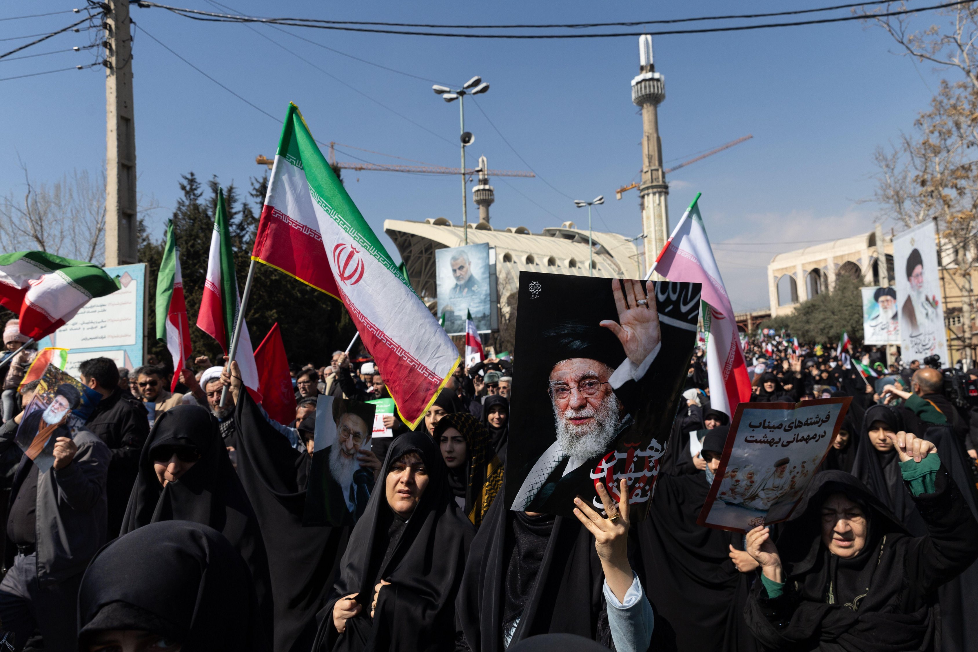 March 6, 2026, Tehran, Tehran, Iran: Thousands of pro-government attend Tehran Friday prayers at Imam Khomeini prayer hall during US-Israeli attacks on Iran. (Credit Image: ¿ Sobhan Farajvan/Pacific Press via ZUMA Press Wire) EDITORIAL USAGE ONLY! No