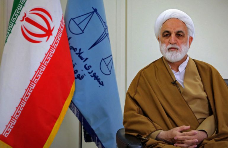 Gholamhossein Mohseni Ejei was put on US and EU sanctions blacklists 10 years ago for his role in a crackdown on a popular uprising [File: AFP]