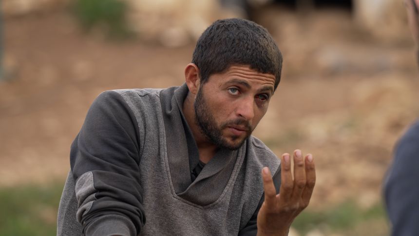 Qusai Abu al-Iqbash speaks to CNN.