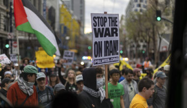 Hundreds Rally in San Francisco Against U.S.-Israel Strikes on Iran